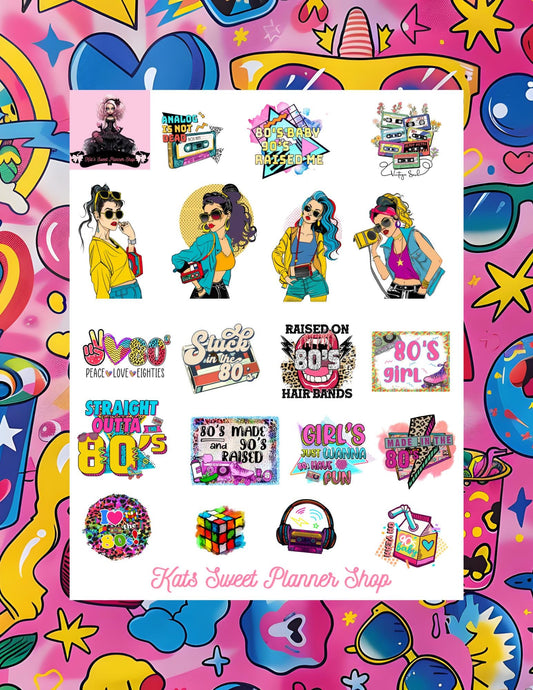 80s Girl Deco