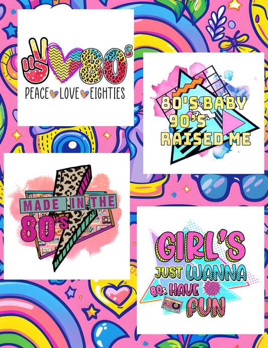 80s Girl Die Cuts