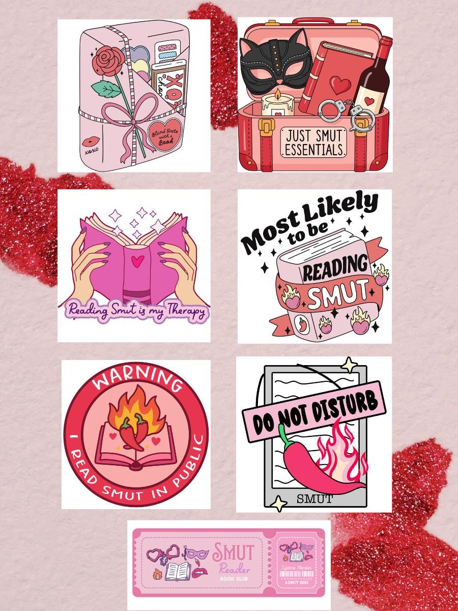 Smut Reader Die Cuts