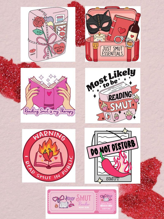 Smut Reader Die Cuts