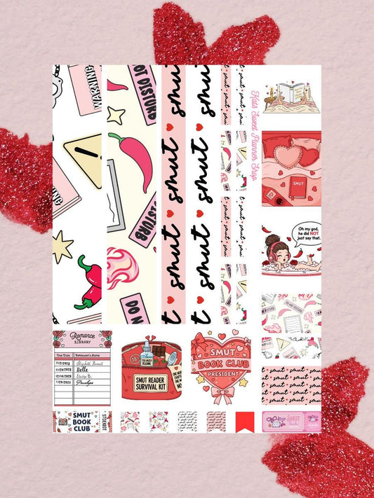 Smut Reader Sticker & Washi Sheet