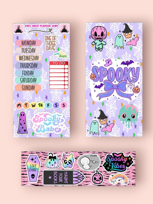 Pastel Spooky Sticker Kit