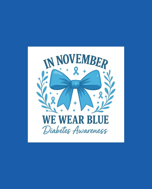 Diabetes Awareness Die Cut