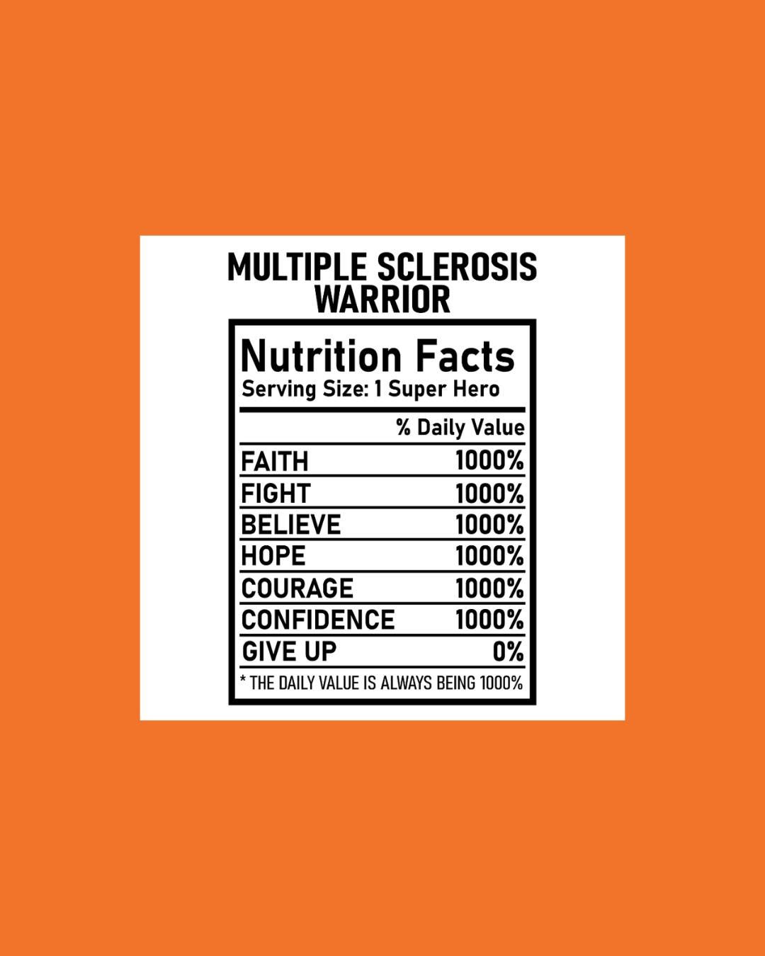 MS Awareness Die Cut
