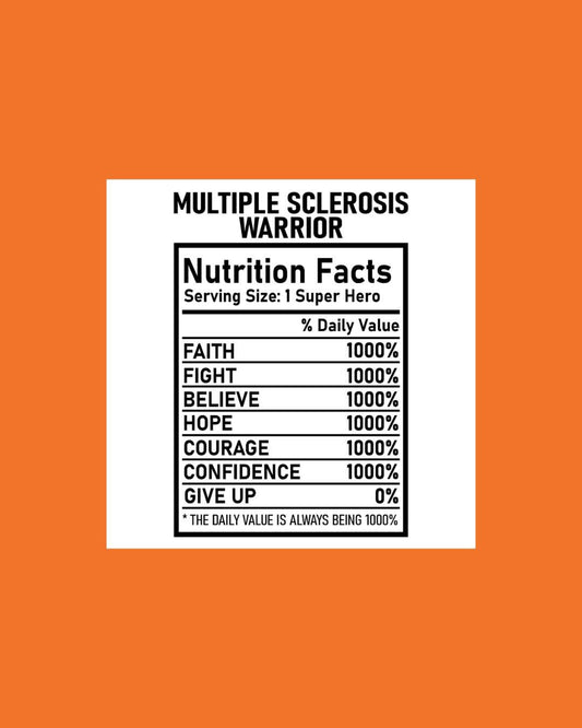 MS Awareness Die Cut