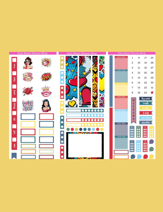 Love Pop Art Hobo Weeks kit