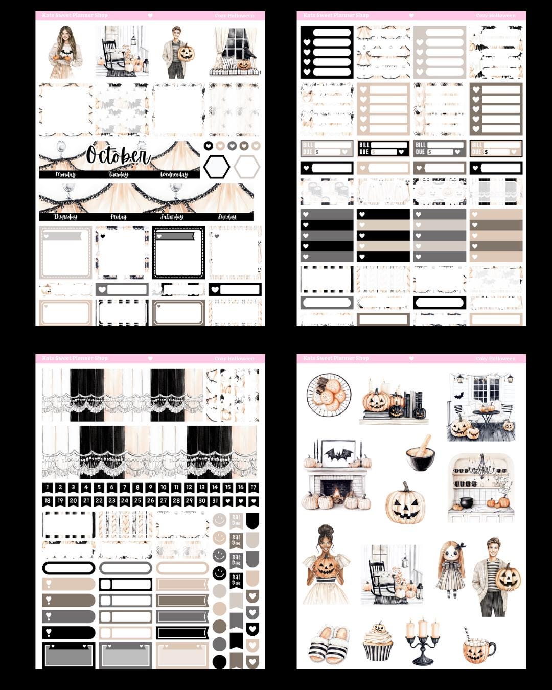 July- December 2026 Vertical Sticker Kits