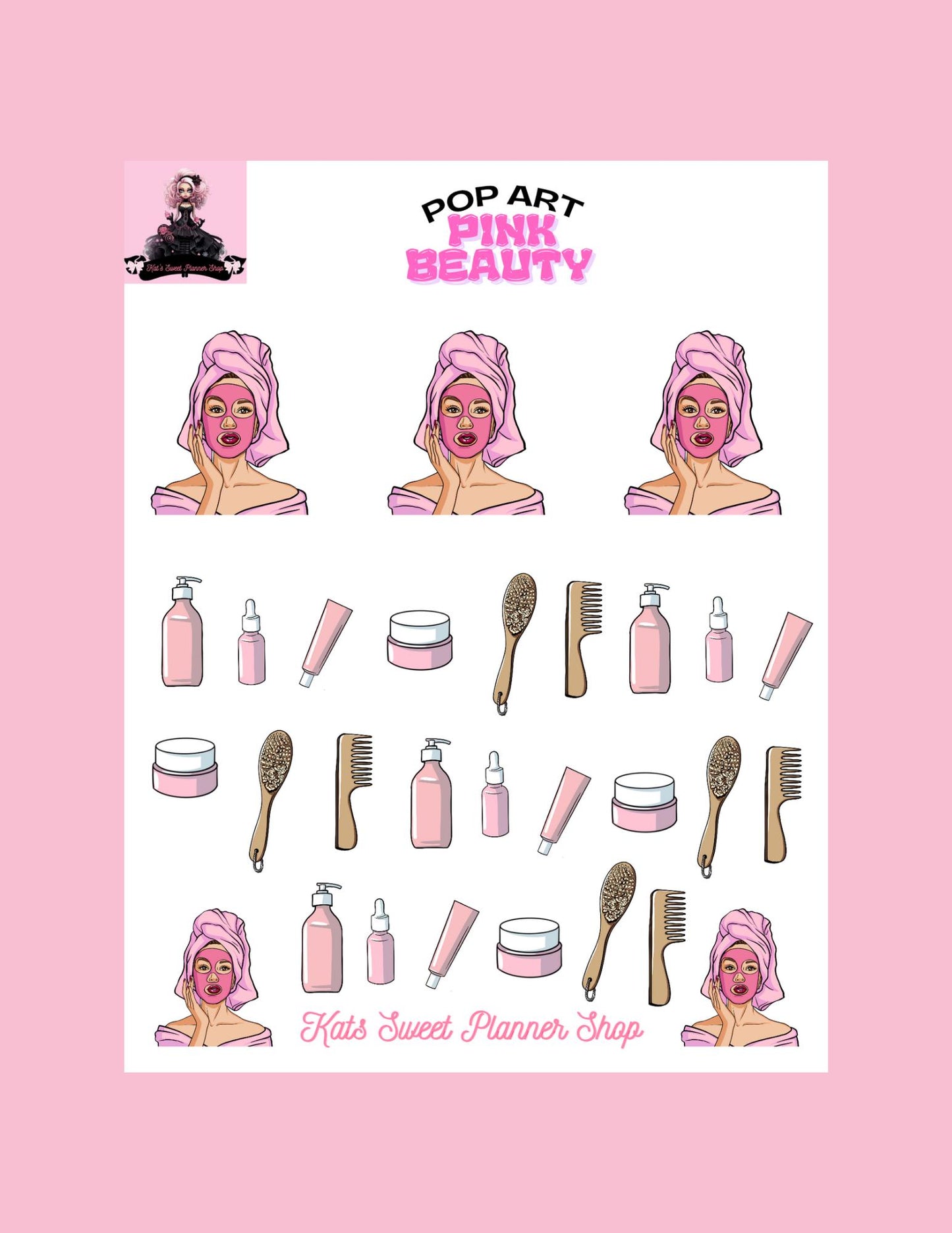 Pop Art Pink Beauty