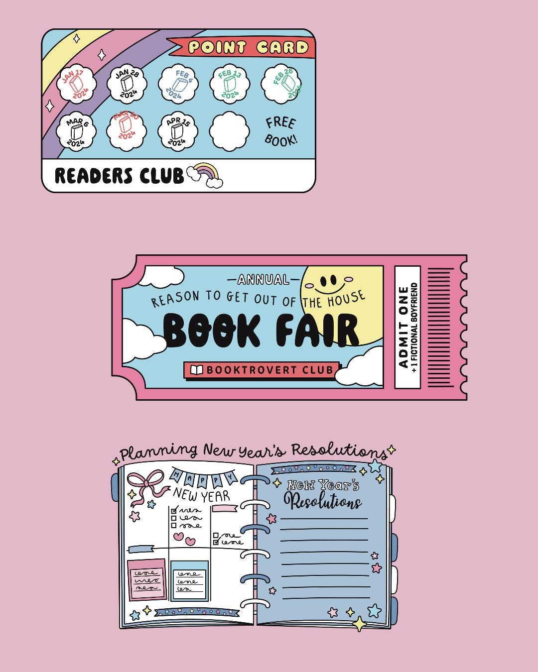 Books & Sticker Die Cuts