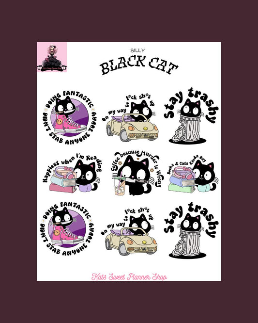 Silly Black Cat