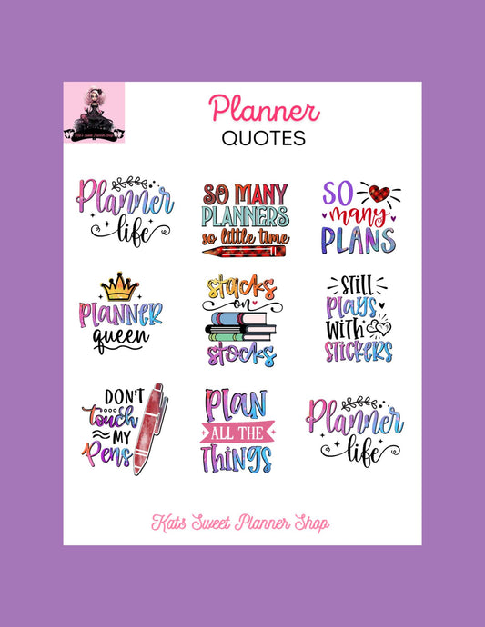 Planner Quotes 2