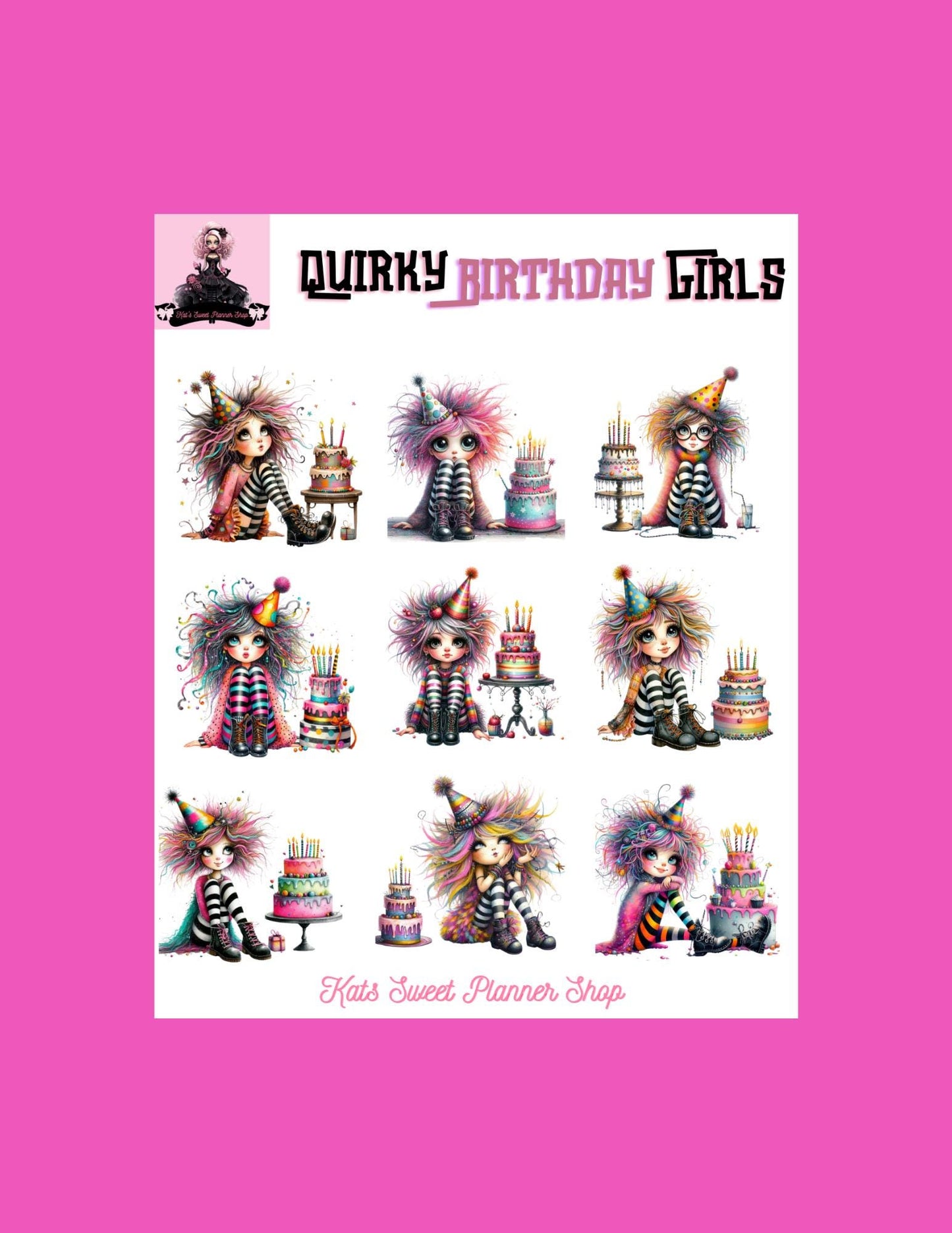 Quirky Birthday Girls