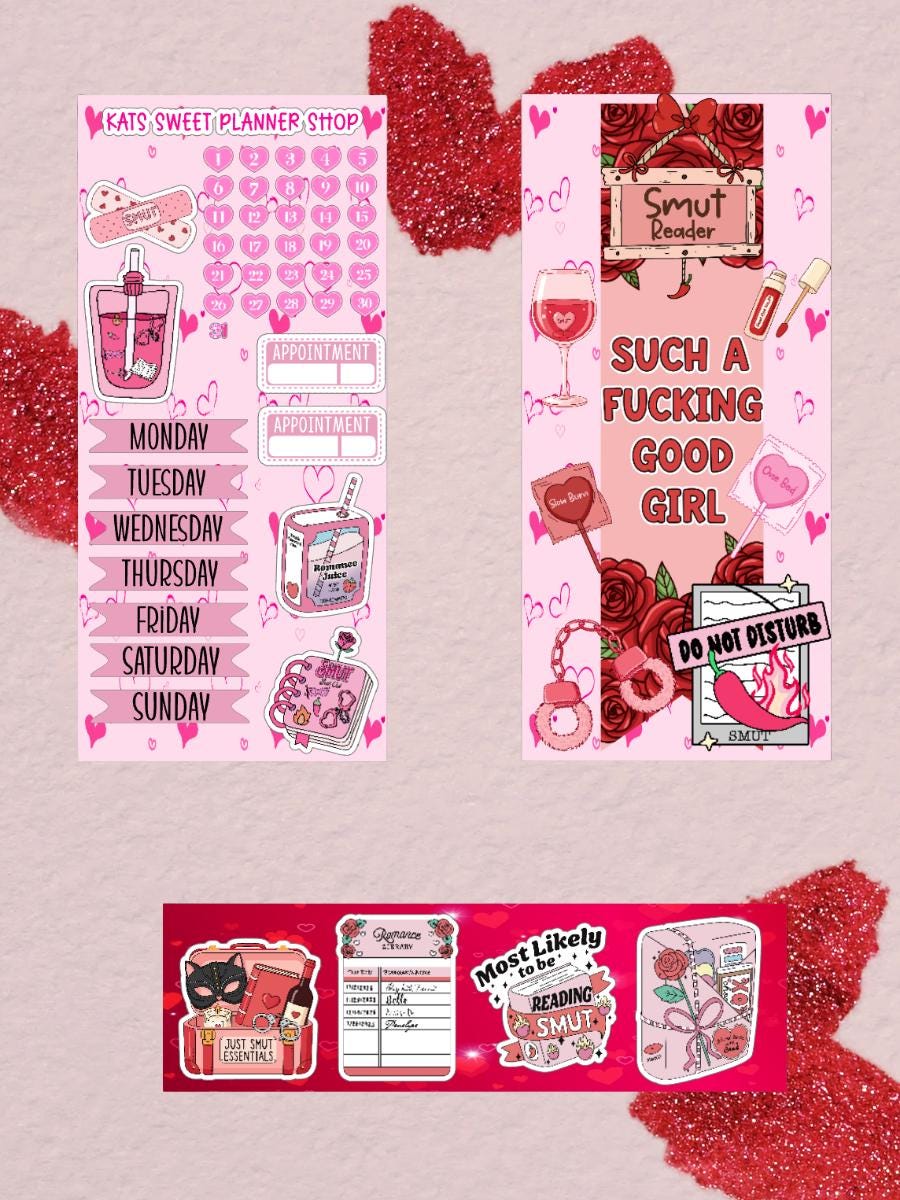 Smut Reader Sticker Kit