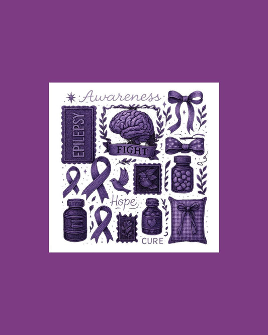 Epilepsy Awareness Die Cut