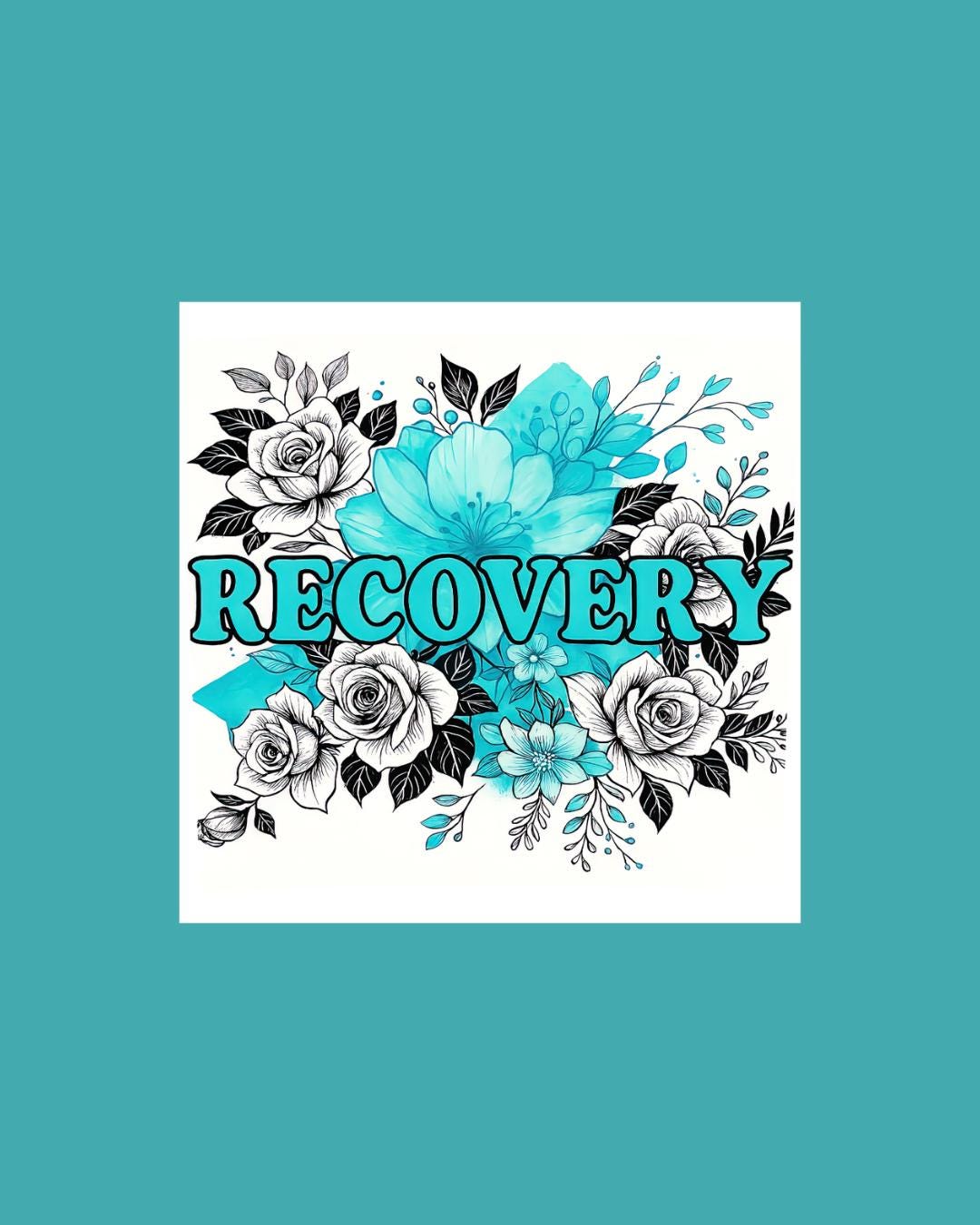 Recovery Die Cut Sticker