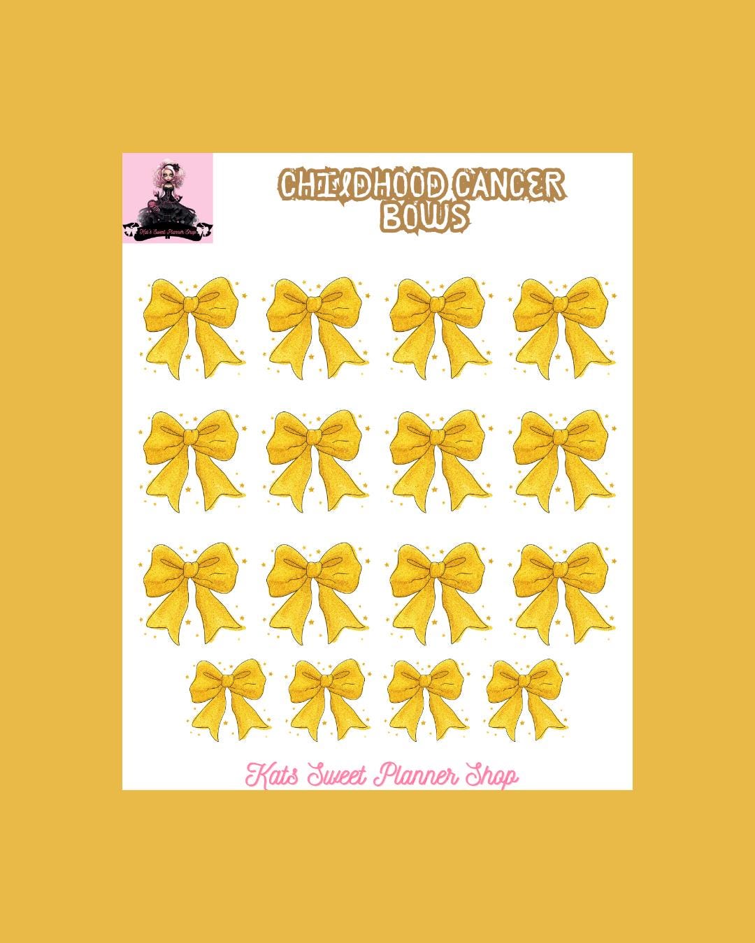 Childhood Cancer Bows