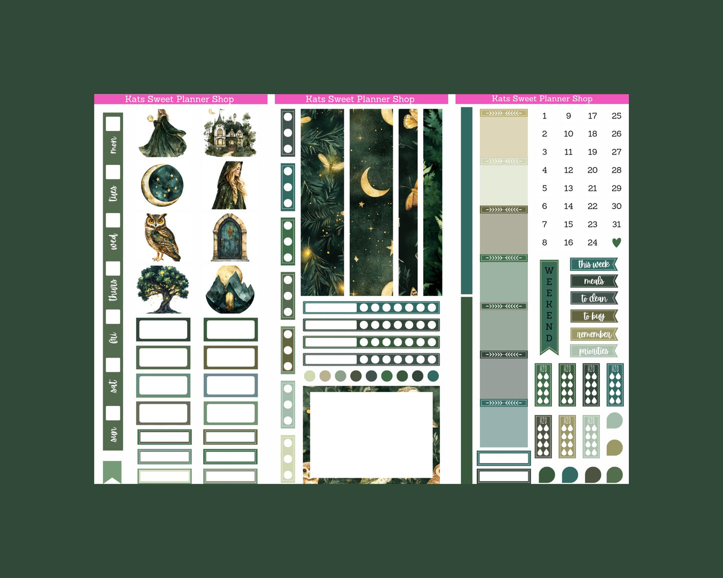 Mystic Nightscape Hobo Weeks Kit