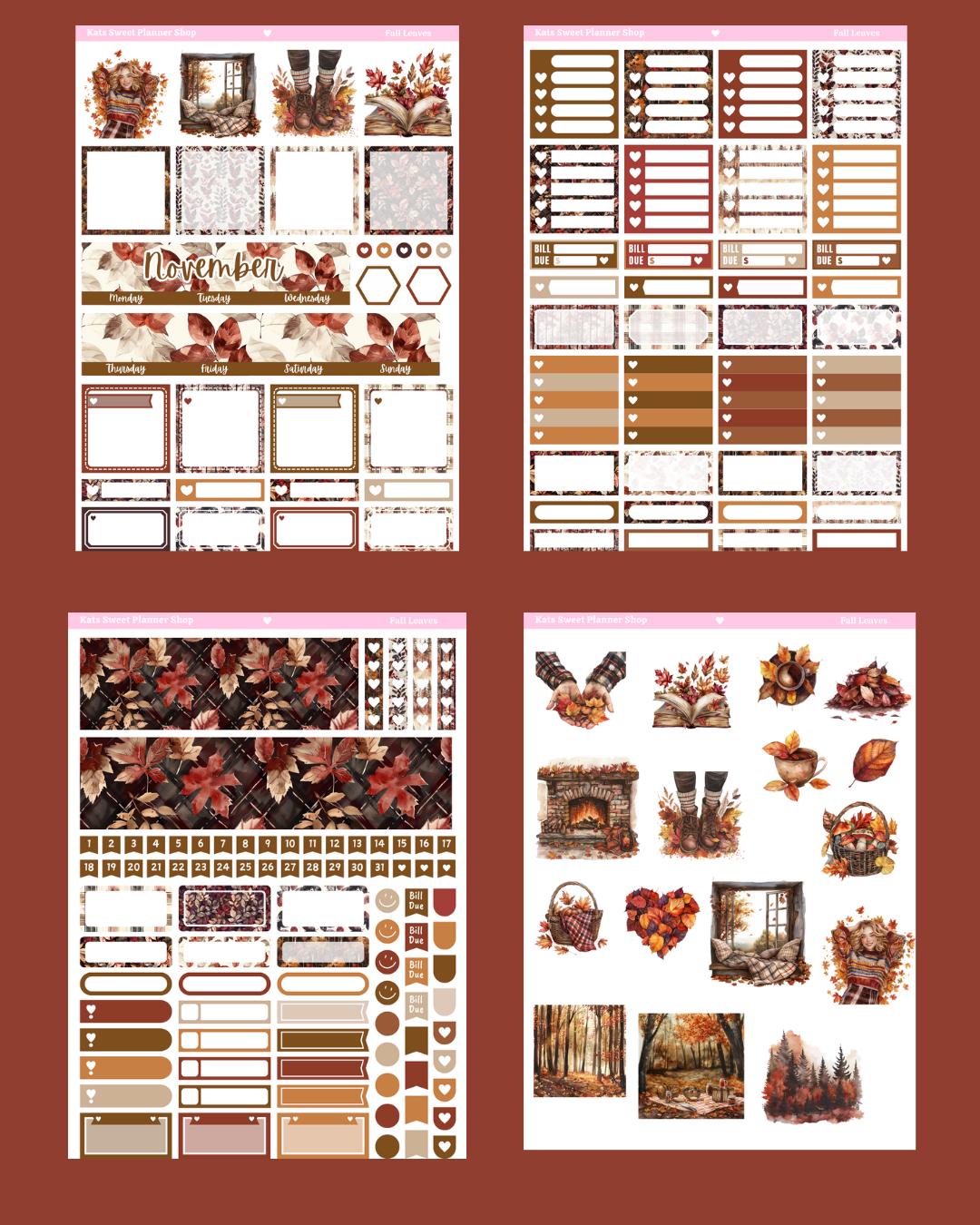 July- December 2026 Vertical Sticker Kits