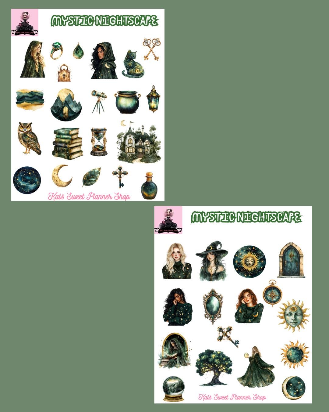 Mystic Nightscape Deco Set