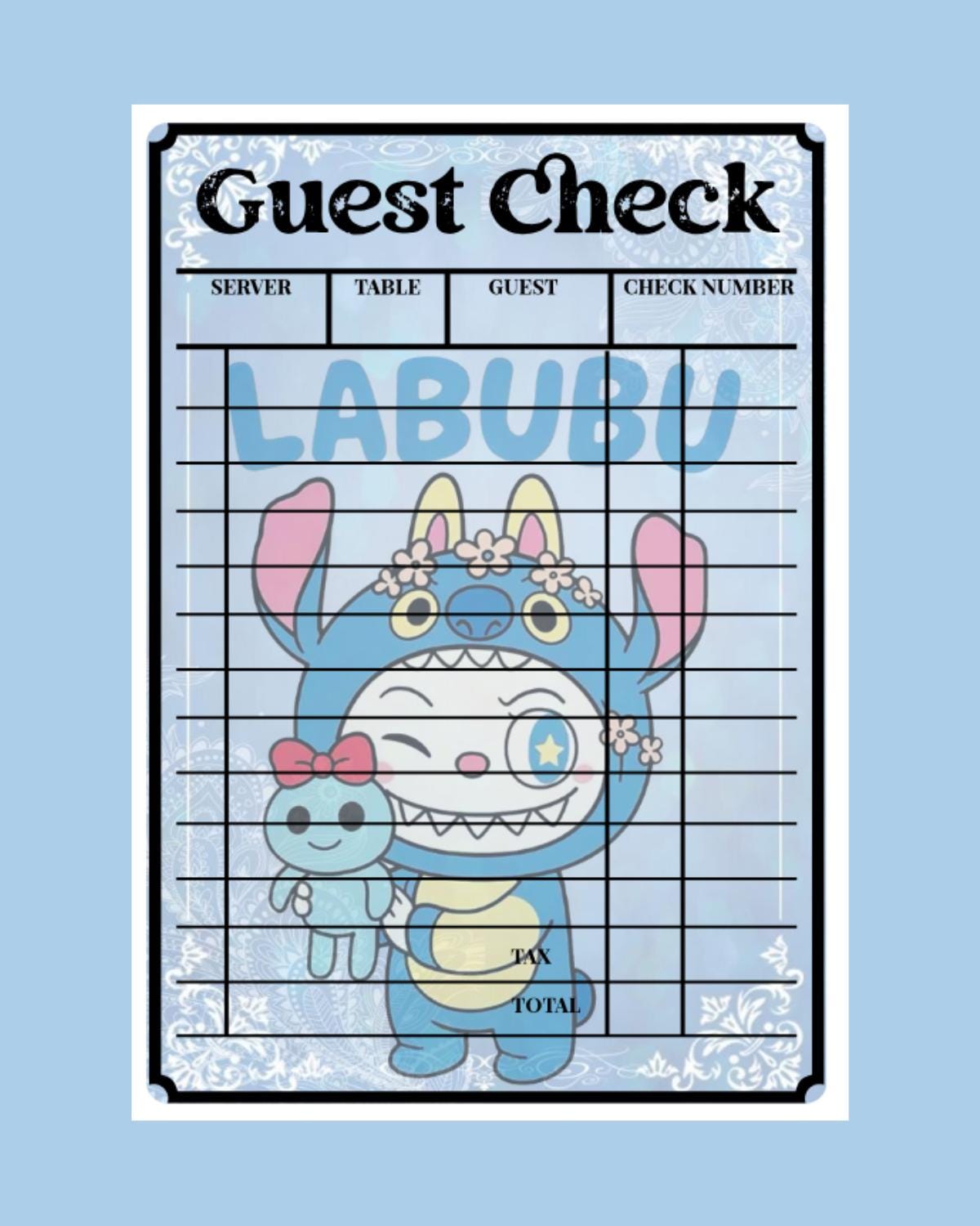 Cute Guest Checks 2