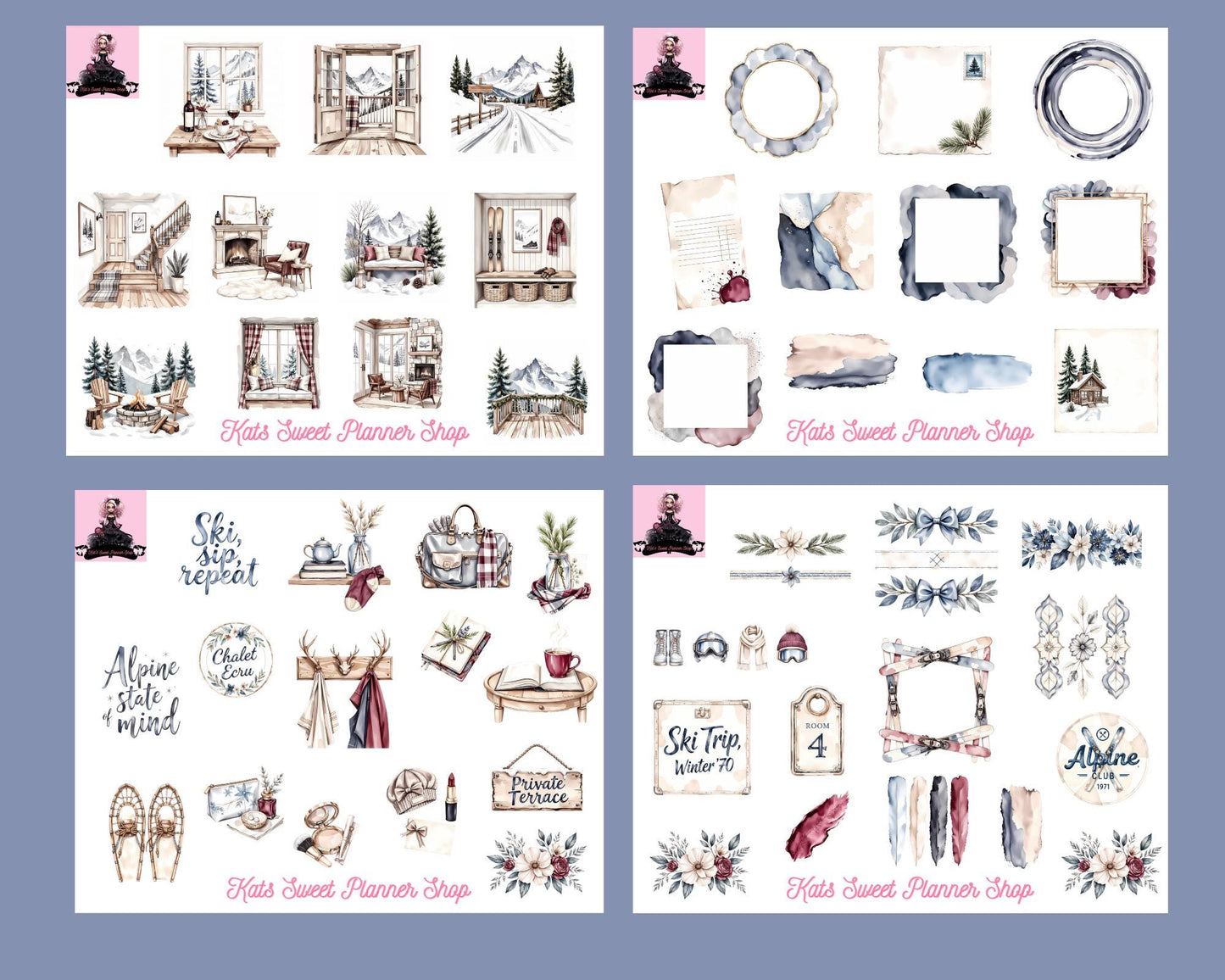 Ski Lodge Set