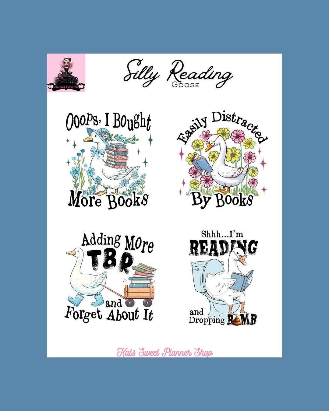 Silly Reading Goose