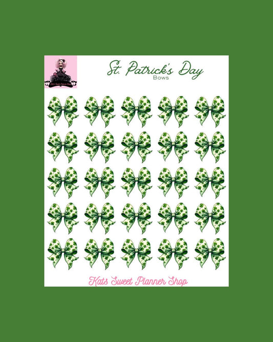 St Patricks Day Bows