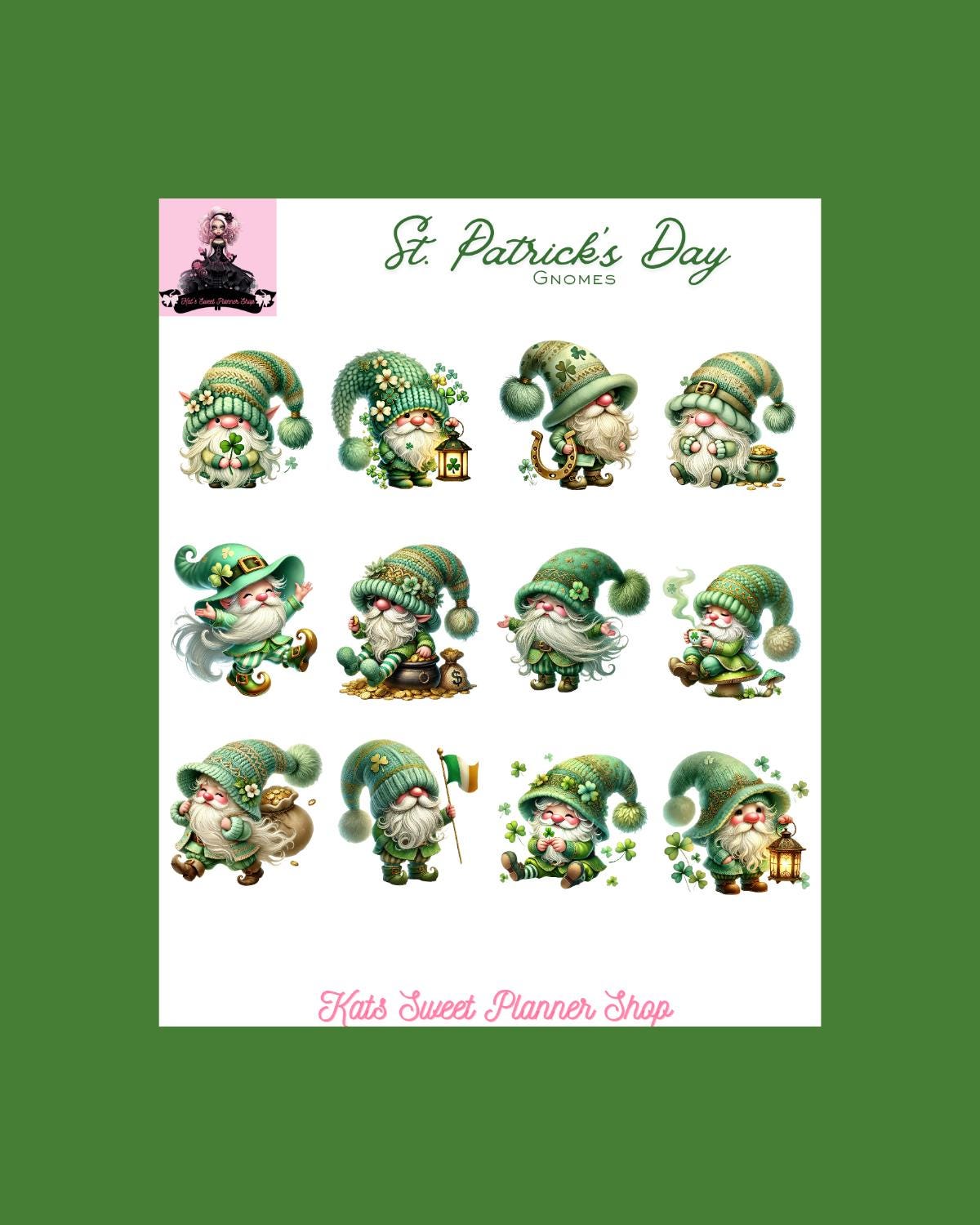 St Patricks Day Gnomes 2