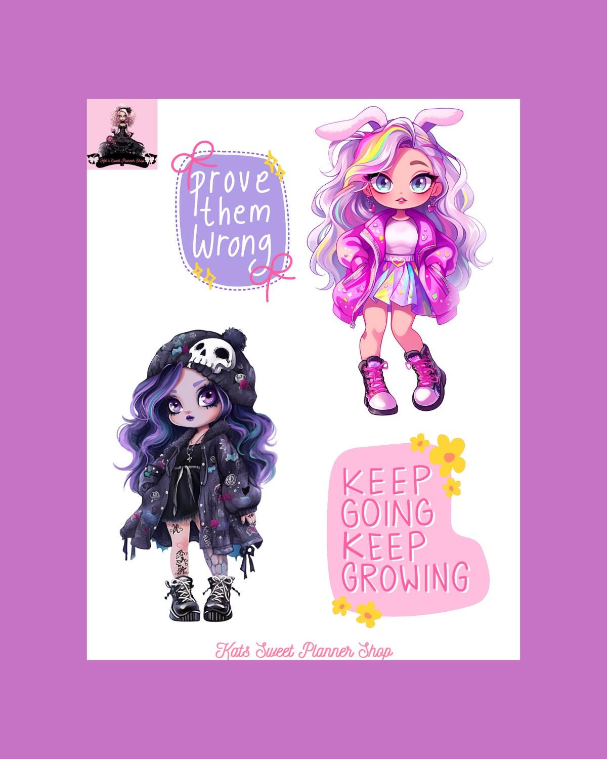 Chibi Girls & Quotes