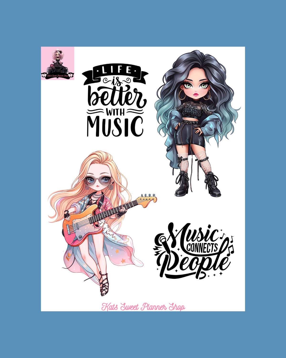 Chibi Girls & Quotes