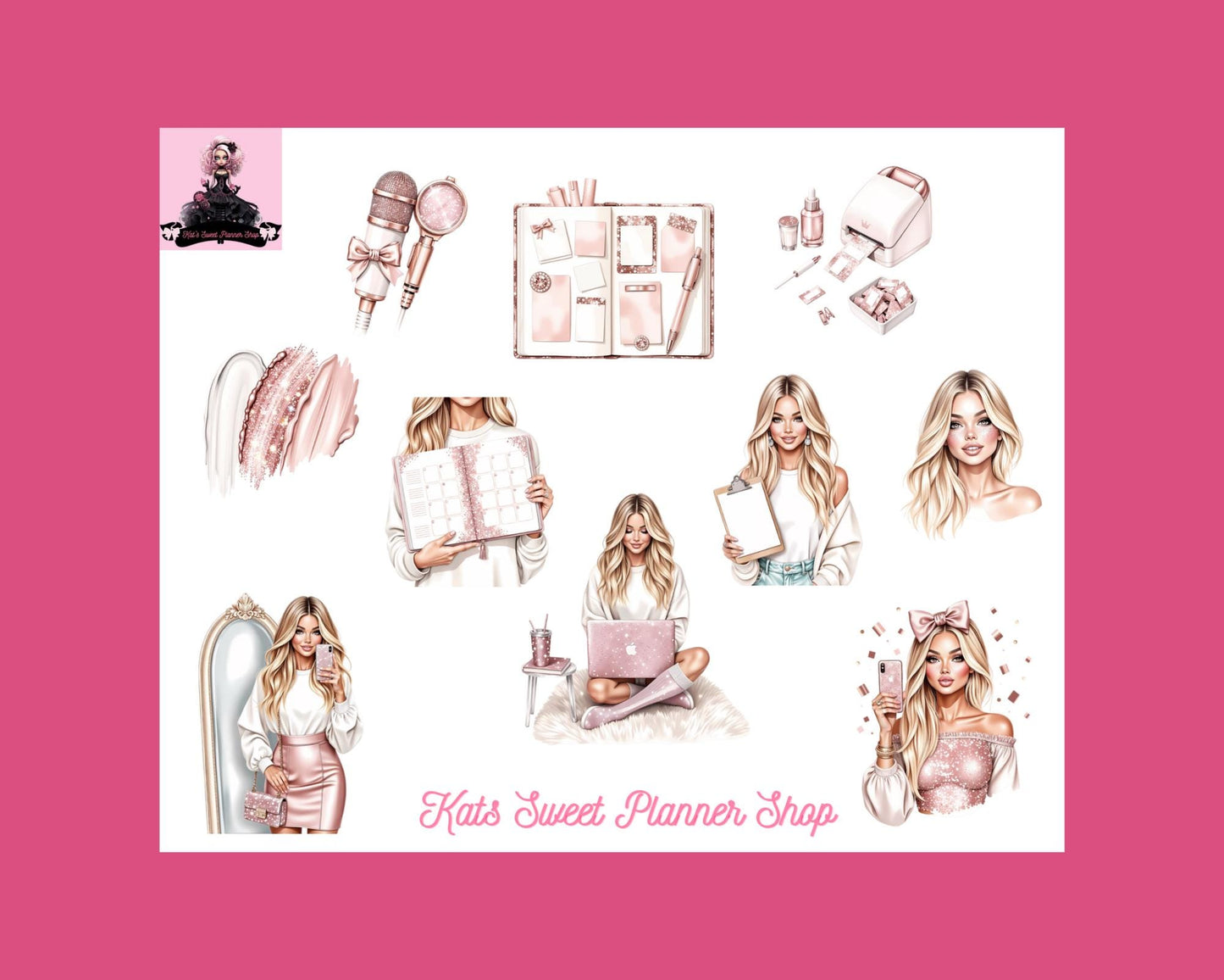 Girlie Blogger Set