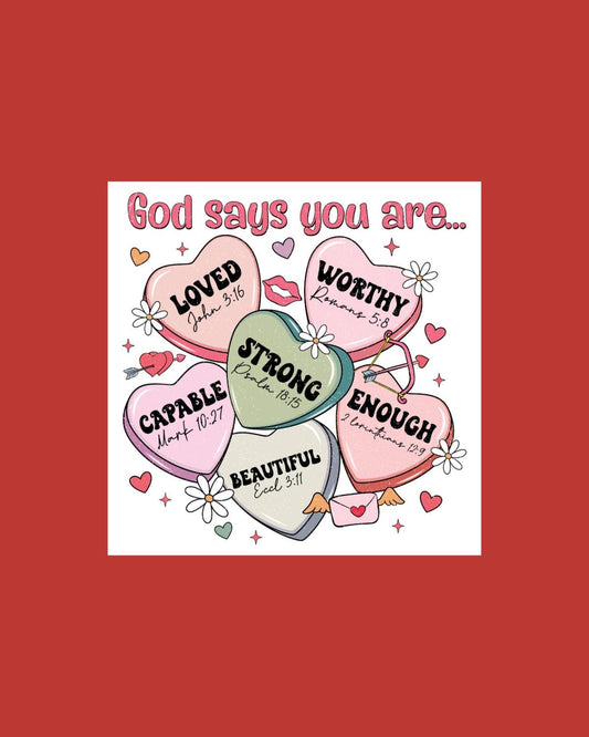 God Says you are Die Cut