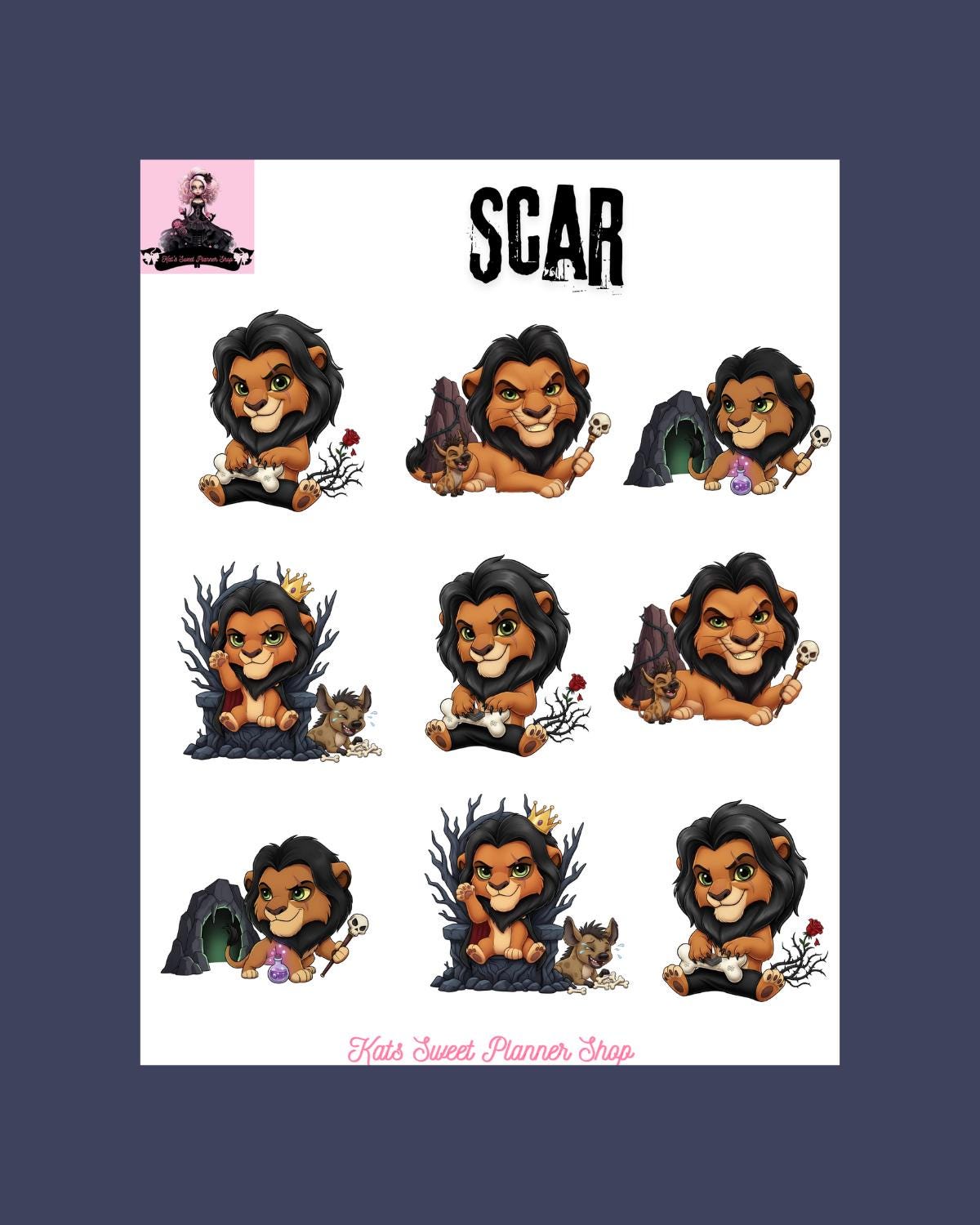 Bad Guys Deco Sheets