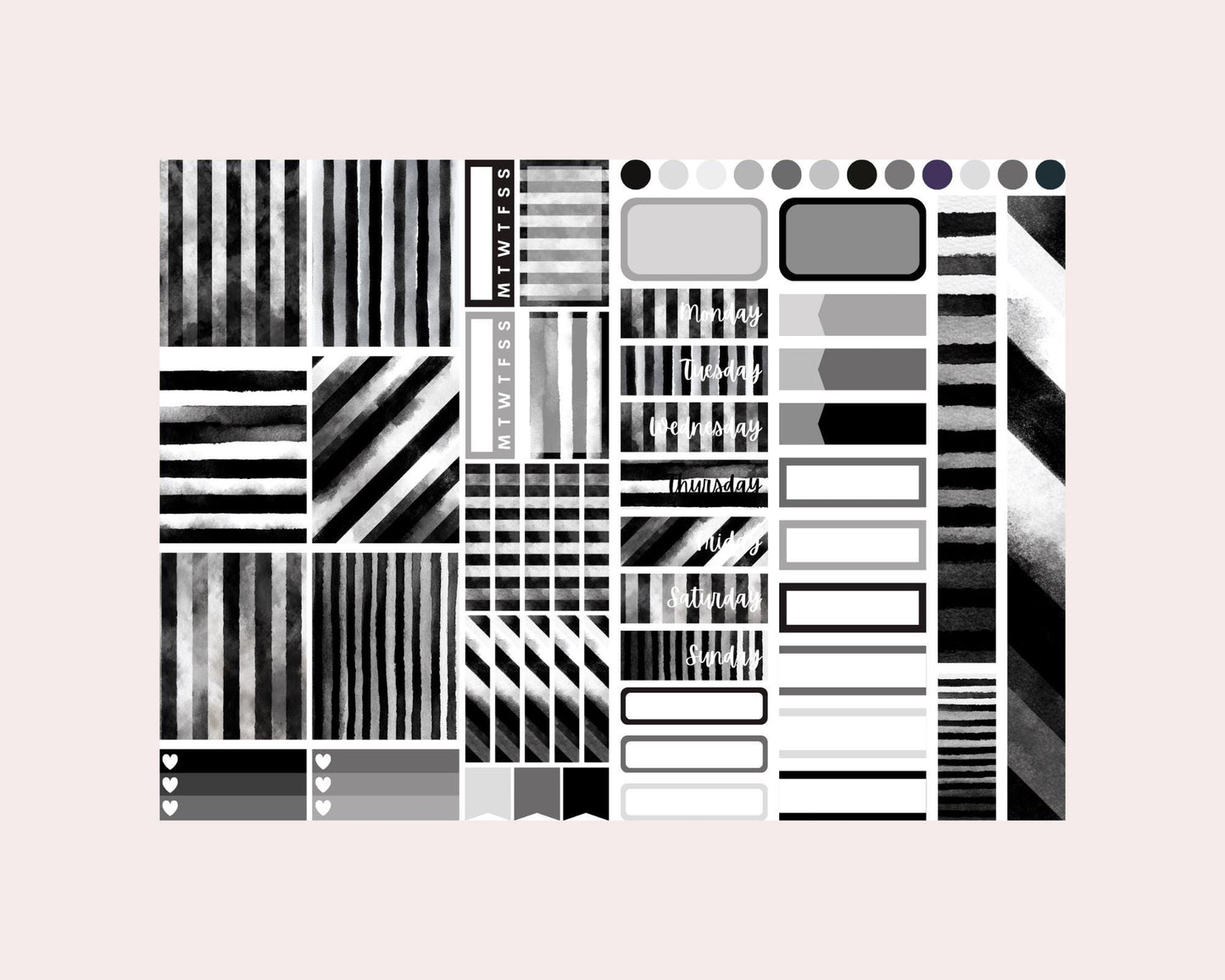 Punk Mini Sticker Kits