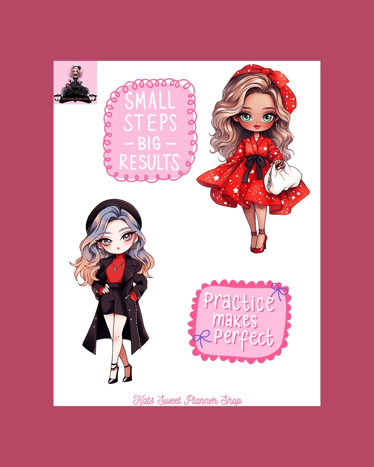 Chibi Girls & Quotes