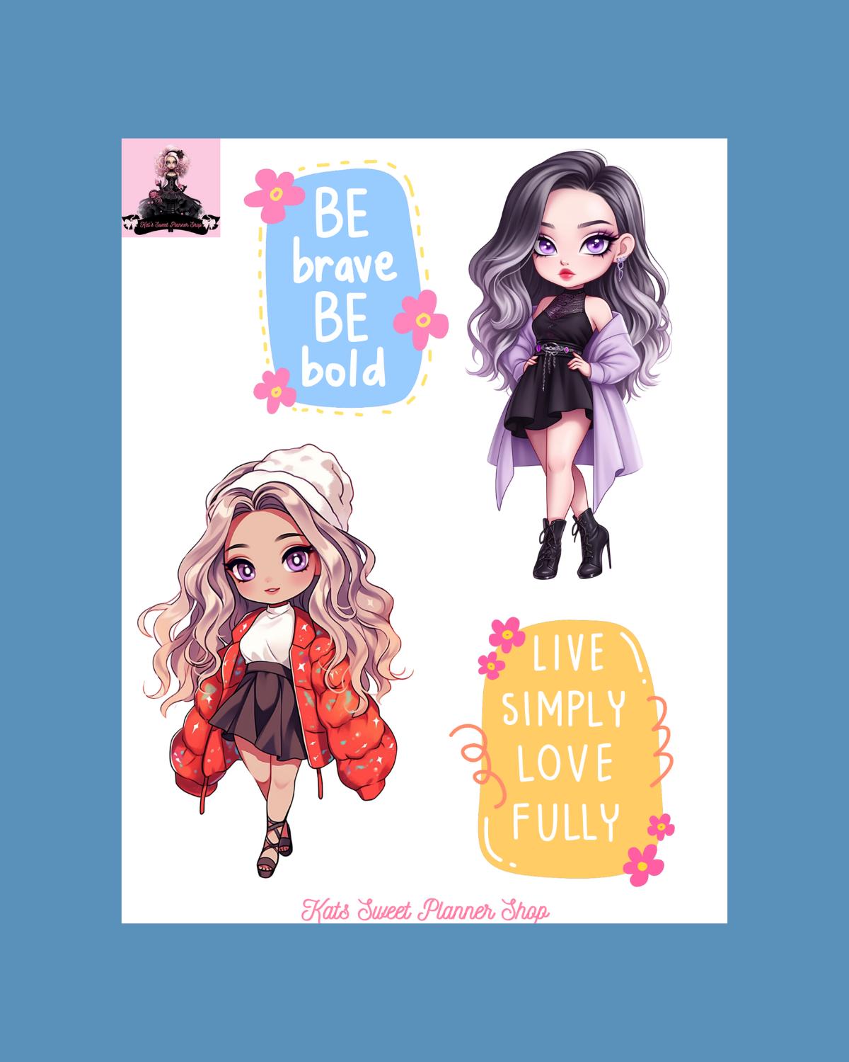 Chibi Girls & Quotes