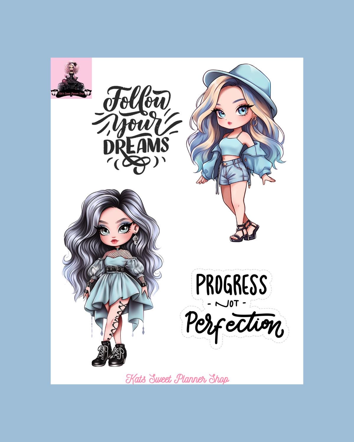 Chibi Girls & Quotes