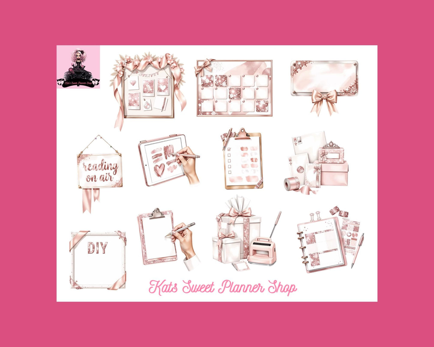 Girlie Blogger Set