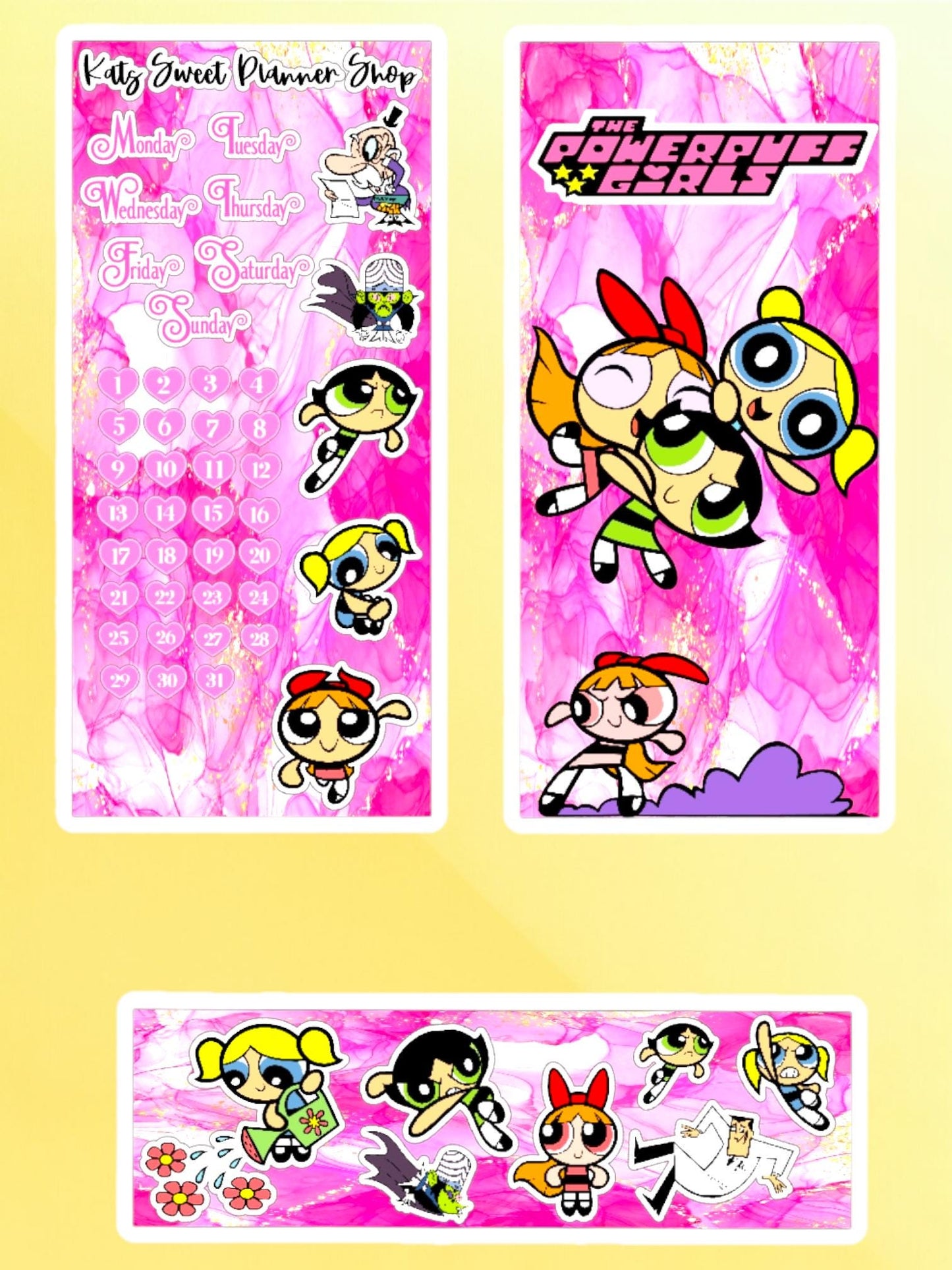 Puff Girls Sticker Kit