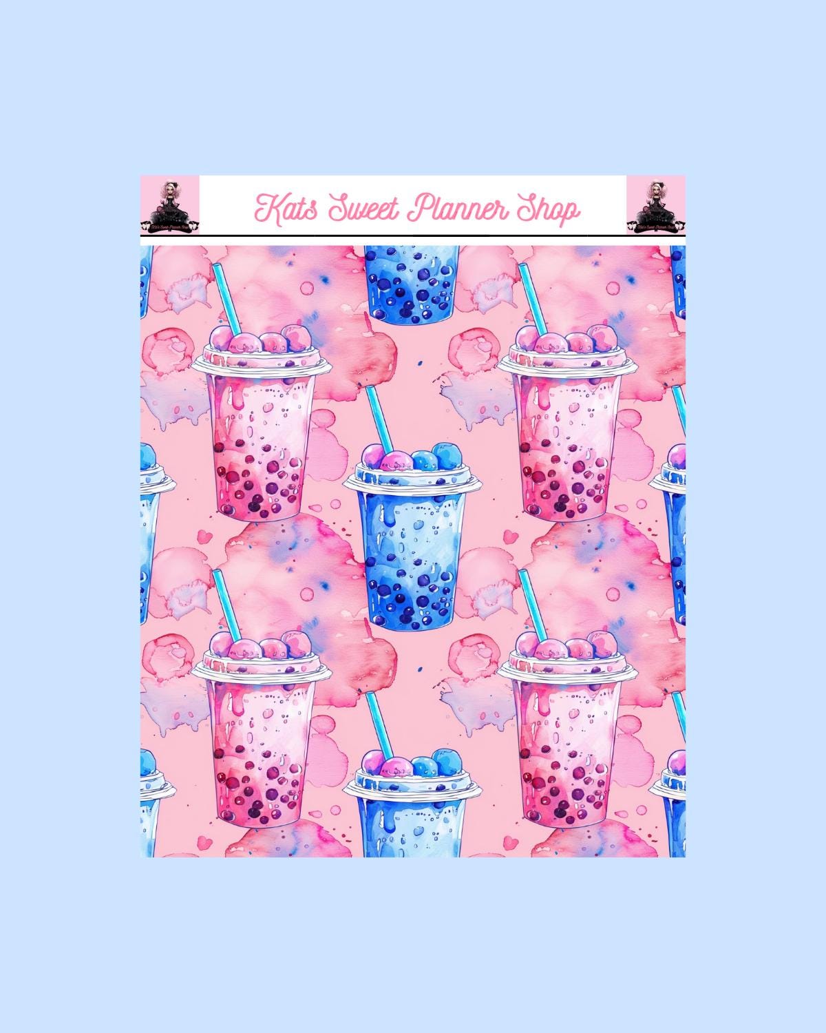 Boba Girls Tear Sticker Sheets