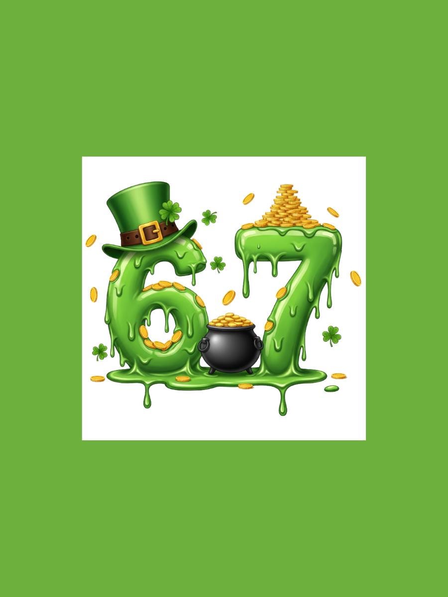 St Patricks Day 6 7 Die Cut