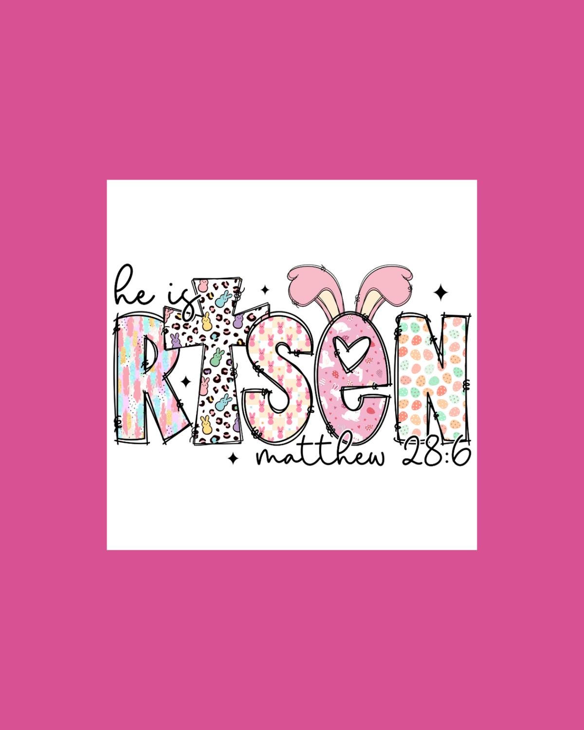 He Is Risen Die Cut