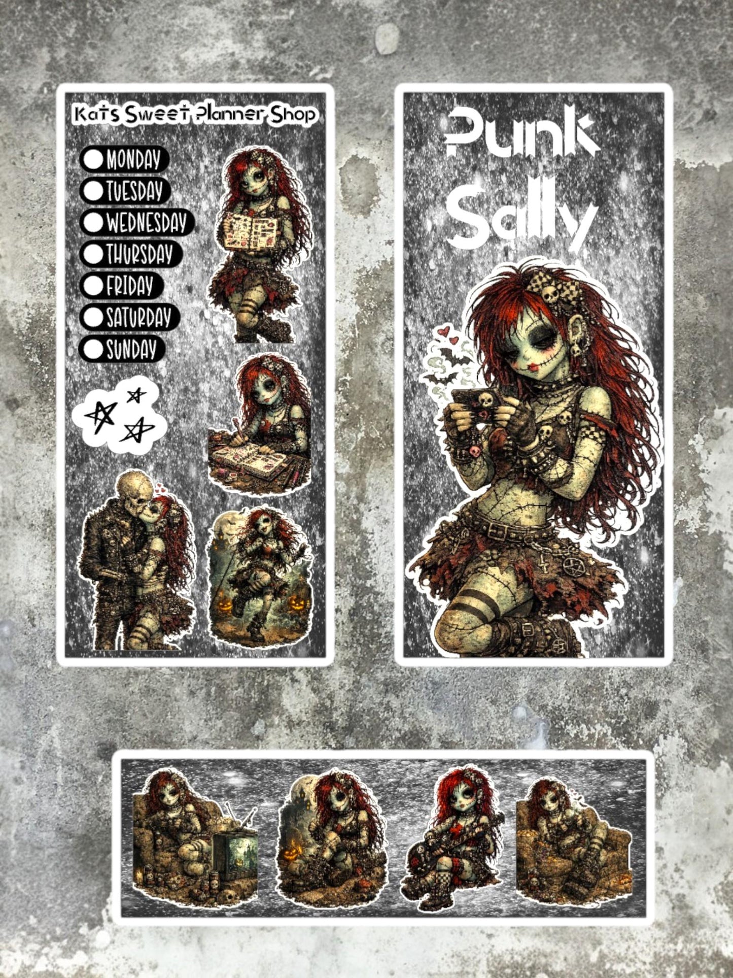 Punk Sally Sticker Kit