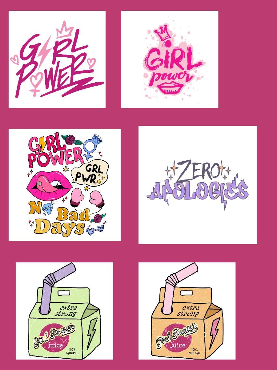 Girl Power Die Cuts
