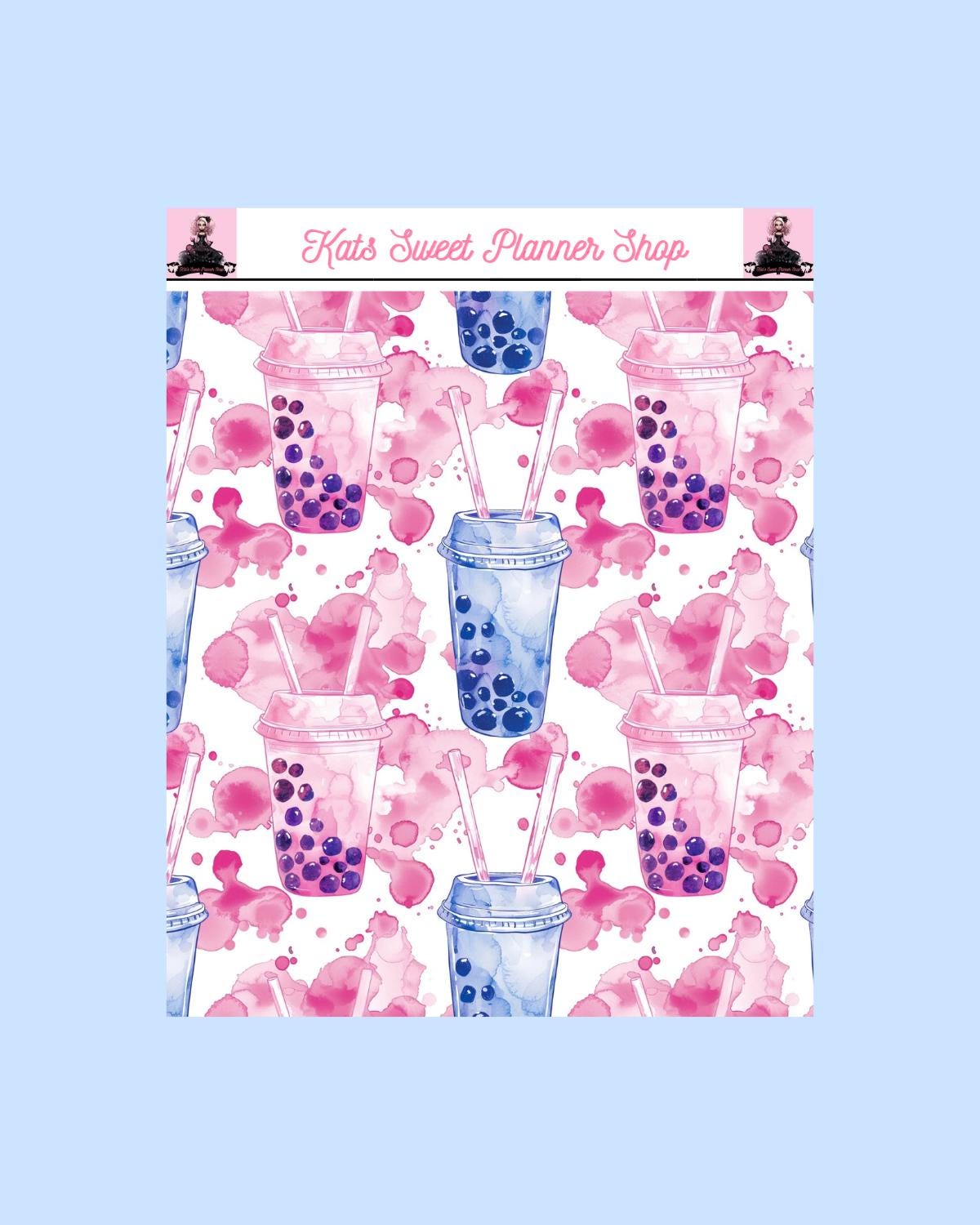 Boba Girls Tear Sticker Sheets