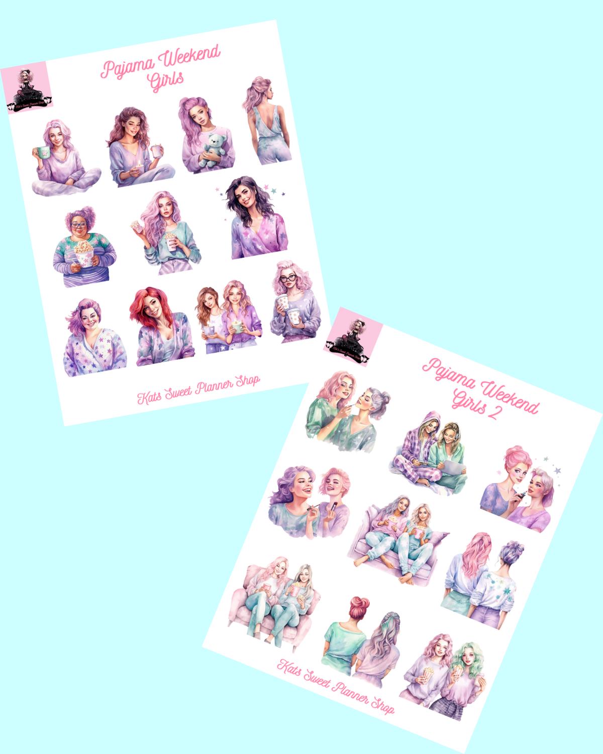 Pajama Weekend Girls Deco