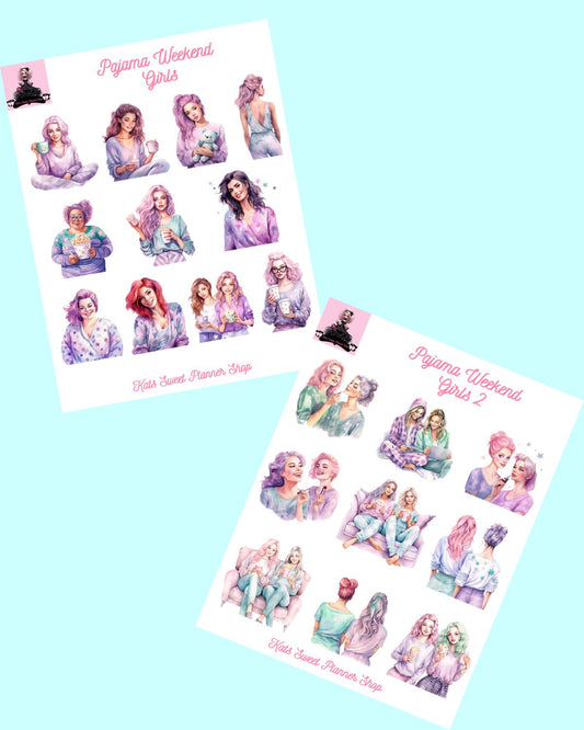Pajama Weekend Girls Deco