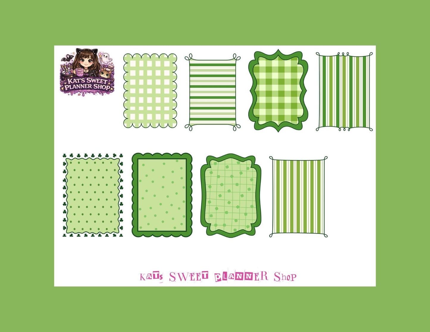 St. Patrick's Day Frames