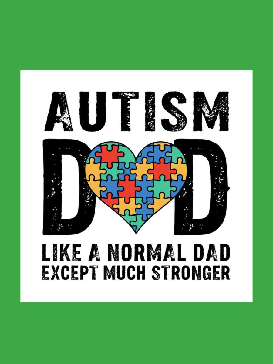 Autism Dad Die Cuts