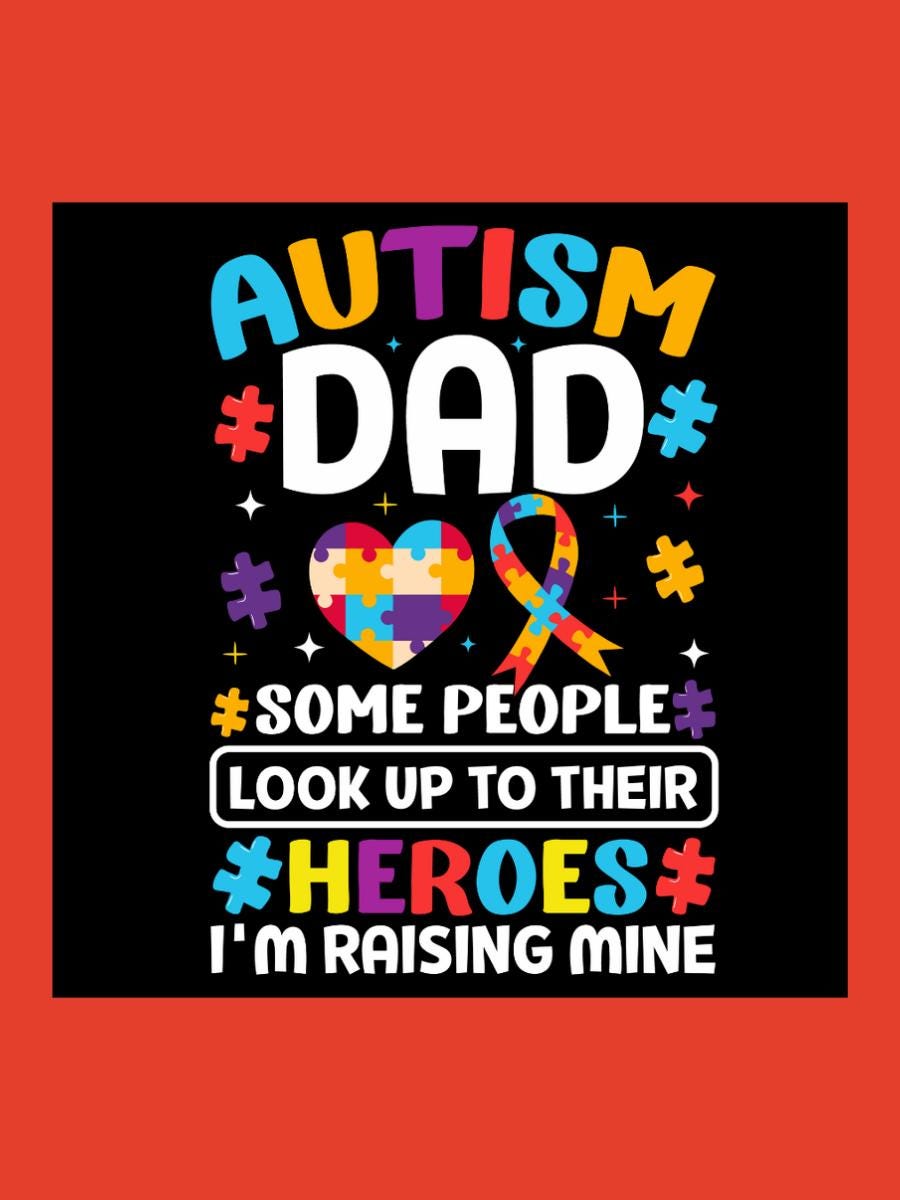 Autism Dad Die Cuts
